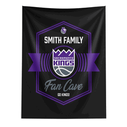 NBA Sacramento Kings Dominion Personalized Wall Hanging 50�60 Inches