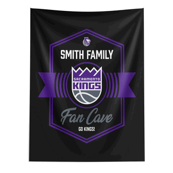 NBA Sacramento Kings Dominion Personalized Wall Hanging 50�60 Inches