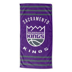 NBA Sacramento Kings Stripes Beach Towel