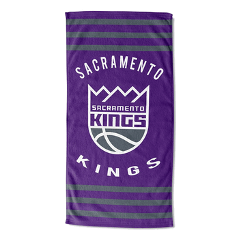 NBA Sacramento Kings Stripes Beach Towel 30x60 Inches