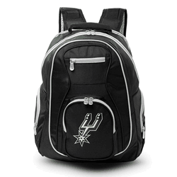 NBA San Antonio Spurs 19" Premium Laptop Backpack with Colored Trim
