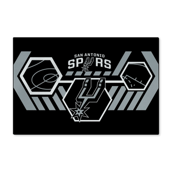 NBA San Antonio Spurs Agile Washable Rug 20 x 32 Inches