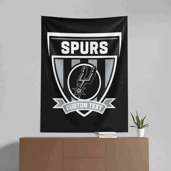 NBA San Antonio Spurs Allegiance Personalized Wall Hanging 50x60 Inches