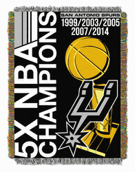 NBA San Antonio Spurs Commemorative Series Tapestry Throw