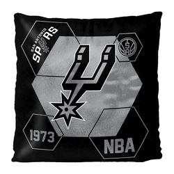 NBA San Antonio Spurs Connector Velvet Reverse Pillow 16 x 16 Inches