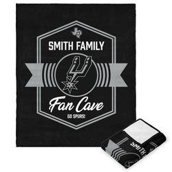 NBA San Antonio Spurs Dominion Personalized Silk Touch Throw Blanket 50X60 Inches