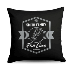 NBA San Antonio Spurs Dominion Personalized Throw Pillow 18�18 Inches