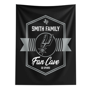 NBA San Antonio Spurs Dominion Personalized Wall Hanging 50�60 Inches