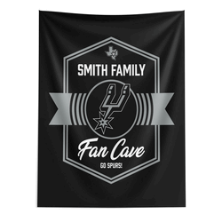 NBA San Antonio Spurs Dominion Personalized Wall Hanging 50�60 Inches
