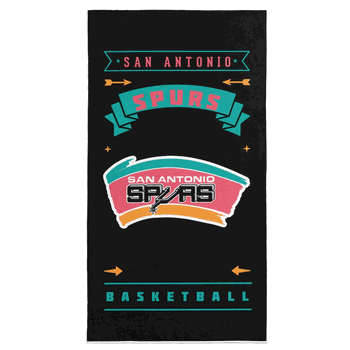 NBA San Antonio Spurs Hardwood Classics Beach Towel 30x60 Inches
