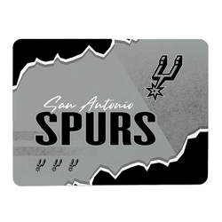 NBA San Antonio Spurs Torn Small Mat 15x20 inches
