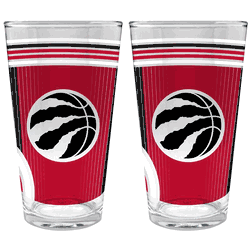 NBA Toronto Raptors 2pc Pint Glass Set