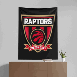 NBA Toronto Raptors Allegiance Personalized Wall Hanging 50x60 Inches