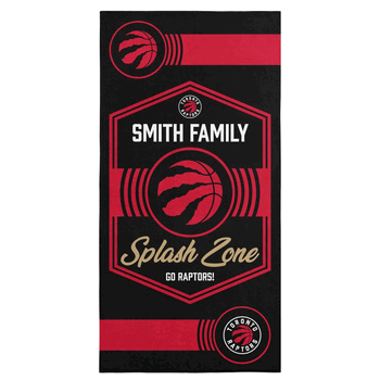 NBA Toronto Raptors Dominion Personalized Beach Towel 30�60 Inches