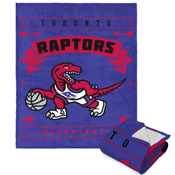 NBA Toronto Raptors Hardwood Classics Silk Touch Sherpa Throw Blanket 50x60 Inches