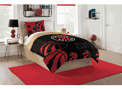NBA Toronto Raptors Hexagon Twin Comforter Set