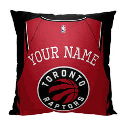NBA Toronto Raptors Jersey Personalized Throw Pillow 18x18 Inches