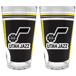 NBA Utah Jazz 2pc Pint Glass Set