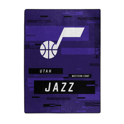 NBA Utah Jazz Digitize Raschel Throw Blanket 60x80Inches