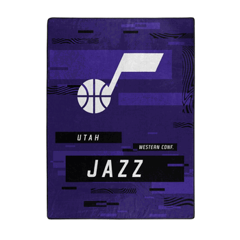 NBA Utah Jazz Digitize Raschel Throw Blanket 60x80Inches