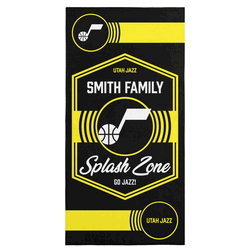 NBA Utah Jazz Dominion Personalized Beach Towel 30�60 Inches