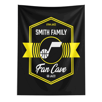 NBA Utah Jazz Dominion Personalized Wall Hanging 50�60 Inches