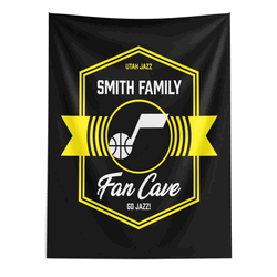 NBA Utah Jazz Dominion Personalized Wall Hanging 50�60 Inches