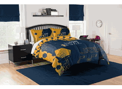 NBA Utah Jazz Hexagon F/Q Comforter Set