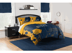 NBA Utah Jazz Hexagon F/Q Comforter Set