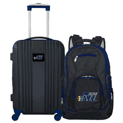 NBA Utah Jazz Premium 2-Piece Backpack & Carry-On Set
