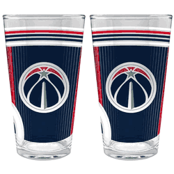NBA Washington Wizards 2pc Pint Glass Set