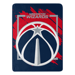 NBA Washington Wizards Dimensional Micro Raschel Throw Blanket 46x60 Inches