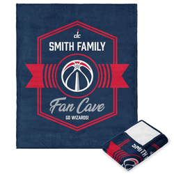 NBA Washington Wizards Dominion Personalized Silk Touch Throw Blanket 50X60 Inches
