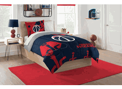 NBA Washington Wizards Hexagon Twin Comforter Set
