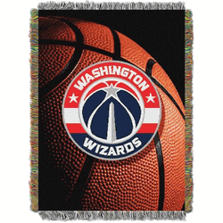 NBA Washington Wizards Photo Real Tapestry Throw Blanket 48x60 Inches