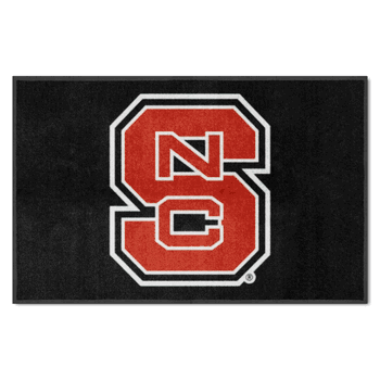 NC State 4X6 High-Traffic Mat with Durable Rubber Backing - Landscape Orientation
