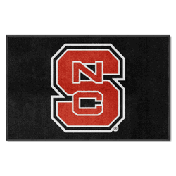 NC State 4X6 High-Traffic Mat with Durable Rubber Backing - Landscape Orientation