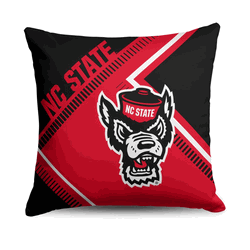 NC State Wolfpack NCAA Pulsewave Throw Pillow 18X18 Inches