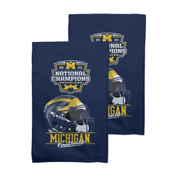 NCAA 2023 FBC Rally Home Michigan 2Pk Fan Towel
