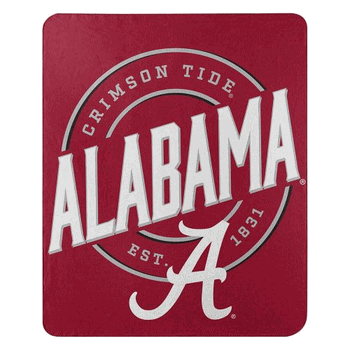 NCAA Alabama Campaign Fleece Throw Blanket 50x60 Inches