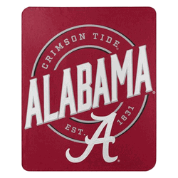 NCAA Alabama Campaign Fleece Throw Blanket 50x60 Inches