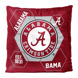 NCAA Alabama Connector Velvet Reverse Pillow 16x16 Inches