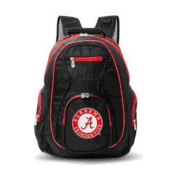 NCAA Alabama Crimson Tide 19" Premium Laptop Backpack with Colored Trim