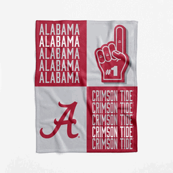 NCAA Alabama Crimson Tide Domino Swaddle Blanket 40x50 inches