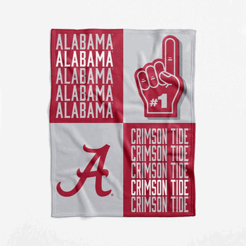 NCAA Alabama Crimson Tide Domino Swaddle Blanket 40x50 inches