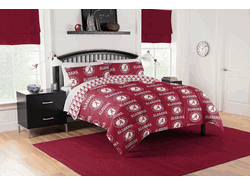 NCAA Alabama Crimson Tide Full Rotary Bed In A Bag Set