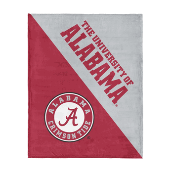 NCAA Alabama Crimson Tide Halftone Silk Touch Throw Blanket 46�60 inches