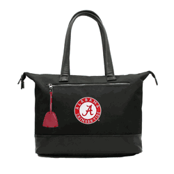 NCAA Alabama Crimson Tide Laptop Tote Bag with Colored Zipper Pull Accessory