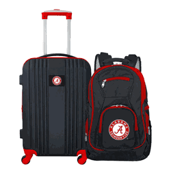 NCAA Alabama Crimson Tide Premium 2-Piece Backpack & Carry-On Set