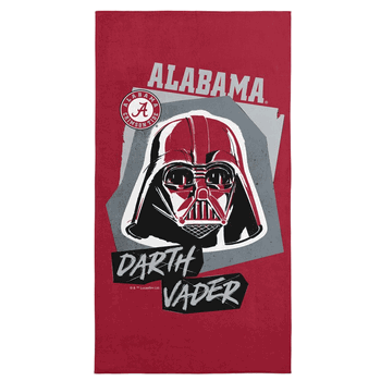 NCAA Alabama Darth Vader  Beach Towel 30 x 60 Inches